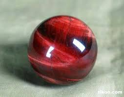 Red Tiger Eye Bull Eye Marble Ball Red Tigers Eye Bubble Art
