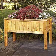Diy Raised Garden Planter Box Add Interest To Your Landscaping By Elevating A Few Plants And Make Garden Planter Boxes Raised Planter Boxes Garden Boxes Diy