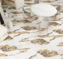Luxury 600X1200 Living Room White Gold Marble Porcelain ...