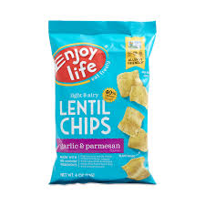 There are 61 grams of carbs in a 100 gram serving of chickpeas. Plentils Garlic Parmesan Lentil Chips Thrive Market