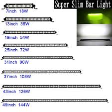 Super Slim Mini White Yellow With Cree Led Light Bar Offroad Spot Flood Combo Beam Led Work Light Driving Lamp For Truck Suv Atv Mini Mini Mini Ledmini B Aliexpress
