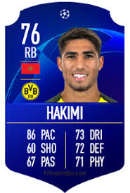 Achraf hakimi est furieux de ne pas faire partie de l'équipe type de serie a sur fifa 21 | jonathan moscrop/getty images. Achraf Hakimi Fifa 19 Rating Card Price