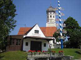 Dem zieleinlauf vor dem berühmten. Andechs Bei Munchen