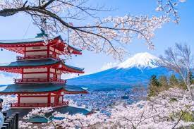 新倉山浅間公園 山梨 山梨 観光 日本旅行 富士山
