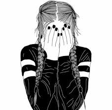 Ruban Pres Dessine Fille Grunge Cheveux Ligne Amour Ongle Nike Equipement Pastel Tumblr Quelque C Art Tumblr Dessin Noir Et Blanc Dessins De Fille