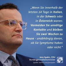 Reiserückkehrer machen einen großteil der infektionen aus. Tagesschau On Twitter Gesundheitsminister Spahn Ruft Reiseruckkehrer Aus Drei Landern Auf Sich Moglichst In Selbstquarantane Zu Begeben Covid19deutschland Wirvsvirus Corona Https T Co Uxmgtomgt3