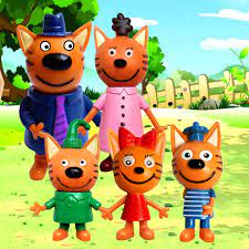 5pcs Set Russian Three Happy Cats Kid E Cats Cookie Candy And Pudding Action Figures Toy Christmas Gift Doll For Kids Aliexpress