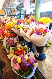 They have a great selection for $29.95 fraser firs. Though Pike Place Market Flowers Farmers Market Flowers White Flower Arrangements