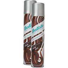 Since you have black hair, use a dry shampoo like batiste divine dark dry shampoo. Batiste Dry Shampoo Divine Dark Dry Shampoo With A Gentle Hint Of Colour For Black And Dark Brown Hair Fresh Hair For All Hair Types Pack Of 2 2 X 200 Ml