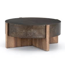 The gray cyrus four hands table is spacious enough to seat multiple guests and offers a sturdy, smooth milky white surface for a lovely presentation. Bingham Coffee Table Rustic Oak Veneer Four Hands Look Book