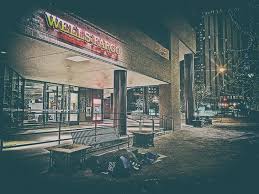 Denver S Homeless Sleeping Under A Bench In Front Of Wells Fargo On The 16th St Mall Wells Fargo Denver 16th Street Mall Homeless