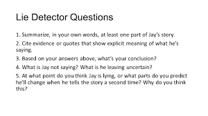 This is one of the best lie detector app we have come across. Podcast Ppt Video Online Download