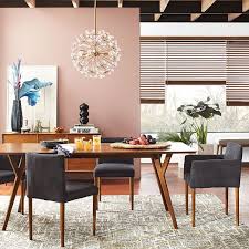 Mid Century Expandable Dining Table Walnut Dining Room Design Modern Expandable Dining Table Modern Dining Room