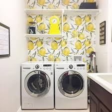 40 The Benefits Of Wallpapered Laundry Room Dizzyhome Com Laundry Room Wallpaper Laundry Room Colors Laundry Room