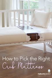 We Making Choosing The Right Crib Mattress Simple Get Tips For Making The Right Selection On Our Blog Crib Mattress Mattress Organic Crib Mattress