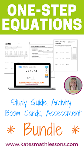 Looking For Resources To Help Teach Your Students How To Solve One Step Equations This Math Bundle Inclu One Step Equations Learn Math Online Online Math Help