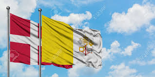 Encyclopedia britannica , 28 jul. Denmark And Vatican City Flag Waving In The Wind Against White Stock Photo Picture And Royalty Free Image Image 123322513