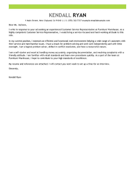 Best Customer Service Representative Cover Letter Examples Livecareer