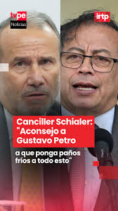 🇵🇪🇨🇴🗣️ “Exacerbar los ánimos es lo menos aconsejable”. En comunicación  telefónica con TVPerú Noticias, el canciller Elmer Schialer reafirmó que  las islas Chinería y Santa Rosa son peruanas, y pidió al ...
