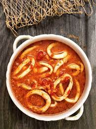 Calamari In Tomato Sauce Photo Italian Recipes Authentic Italian Recipes Traditional Italian Recipes