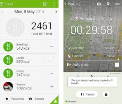 Samsung health app home screen and weekly activity summary. Samsung Galaxy S5 The Techspot Review Fingerprint Sensor Health Features