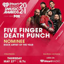 If you don't have cable, here are some different ways you can watch. 5fdp Nominated In Iheartradio Music Awards 2021 Five Finger Death Punch Uk