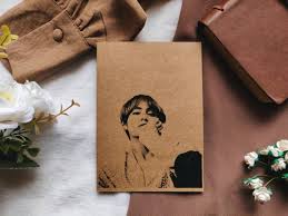 Maybe you would like to learn more about one of these? Handmade Kim Taehyung V Bts Cute Notebooks Love Yourself Kpop Etsy