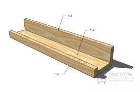 Ten Dollar Ledges Picture Shelves Diy Shelves Picture Ledge