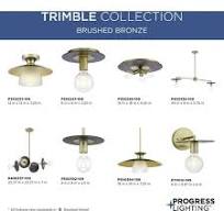Trimble 1 Light 12 inch Brushed Bronze Semi-Flush Mount Ceiling Light,  Design Series