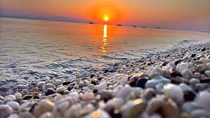 Hd Wallpaper Beach Hanioti Beach Pebble Beach Greece Sunset Orange Sky Wallpaper Flare Greece is a country of history. beach hanioti beach pebble beach