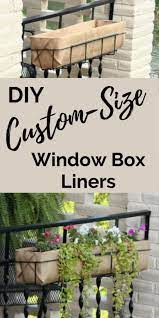 Check spelling or type a new query. Diy Custom Sized Window Box Liners South House Designs