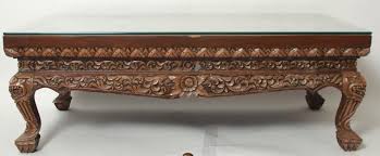 Carved coffee table, foldable table, round wooden table, moraccan table, moroccan bedding, round end table, tea table. Sold Price Chinese Hand Carved Wood Coffee Table January 2 0119 12 00 Pm Est