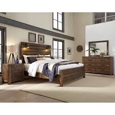 Additionally, drawers are also thrown into the bargain for safekeeping of your items. Dajono Rustic Brown Finish 5 Piece Bedroom Set King Bed Dresser Mirror And 2 Nightstands Overstock 19841299