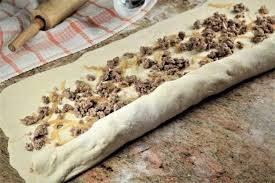 Sicilian Sausage Bread Bignolati Recipe Sausage Bread Appetizer Bites Sicilian Recipes