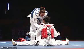In the family garden in taplow a large screen had been erected, around which a. Bianca Walkden Booed On Her Way To World Taekwondo This Is Money