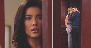 Beautiful, trame: Steffy vede Brooke baciare appassionatamente Bill