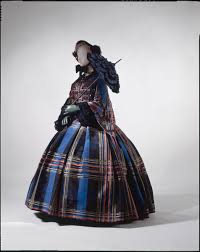 Day dress, 1857. The MET.