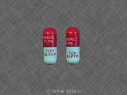 How long does temazepam withdrawal last? Restoril 30 Mg For Sleep Pill Red Turquoise Capsule Shape 16 00mm Drugs Com Pill Identifier
