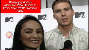 Pete Ploszek Interview With Alexisjoyvipaccess At MTV's Teen Wolf Premiere  Party