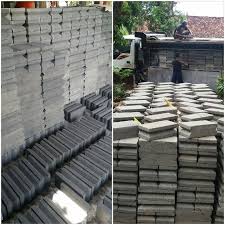Cara menghitung biaya pembuatan pagar dan dinding rumah bata merah. Kios Batako Cat Dinding Tembok Batako Tanpa Diplester Facebook