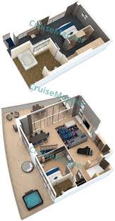 The total number of cabin categories is 46, including the guaranteed categories. Allure Of The Seas Cabins And Suites Cruisemapper