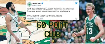 Can the celtics work out an extension with. Video Jayson Tatum Ties Franchise High With 60 Points In Comeback Win Over Spurs