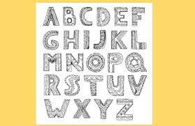 Letras Bonitas Para Colorear