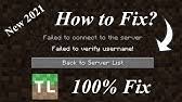 Change the username to original (90% success rate) you can try out this method if you face the minecraft failed to verify username after name change. How To Fix The Minecraft Failed To Verify Username Error Youtube