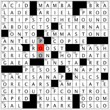 Written by nyt september 11, 2020. Saturday August 4 2018 Diary Of A Crossword Fiend