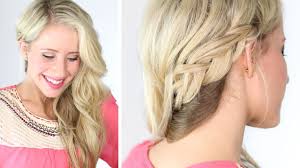 They go well with any outfit, be it a gown, a skirt. Braided To One Side A Wedding Prom Hairstyle Youtube