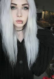Teenage Girl With White Hair Cute Or Freaky Girlsaskguys Stark white hair, green cloak, leather buckles crisscrossing around the chest.