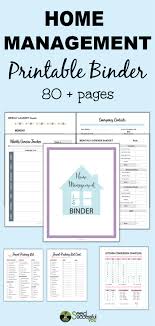 Home Organizing Made Simple My Home Management Binder Overview Home Management Binder Home Management Organization Skills