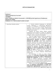 Secţiunea 1 titlul proiectului de act normativ. Nota De Fundamentare Proiect Suplimentare 1000 De Functii