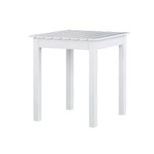 JACK-POST Hearth Porch and Home White Hardwood Side Table Painted 900930